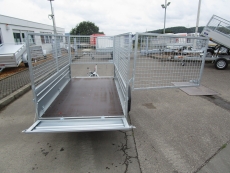 Brenderup 2260 S 1,3t 2,58x1,28m klappbare Vorderwand + PROFI-Gitter 80 cm