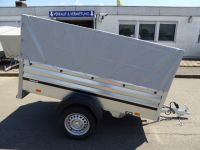 Brenderup 1205 XL UB kippbar + Laubgitter + Plane 203x116x85cm