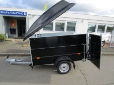 Vezeko Kart Black Edition V-Deichsel+Sttzen 2,06x1,50x1,30m 750 kg