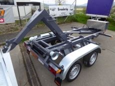 VEZEKO KONOS Tandem Abrollmulden-Hakenanhänger ELEKTRO + Funk FB 3,5 t