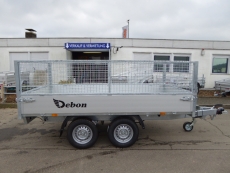 Debon Kipper PW 1.2 LUX 3,05x1,55m E-Pumpe+Gitter 60cm 2 t