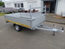 Eduard 2615 750kg Leitergestell + 40cm Bordwände + Stützrad 2,56x1,50x0,40m Ladehöhe 72cm