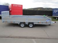 Ifor Williams CT 167 kippbar SONDERRAMPE Stahl-Bordwände 4,87x2,25x0,35m 3,5t