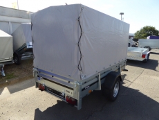 Brenderup 2260 Stahl 2,58x1,28m 750 kg + Hochplane 150 cm