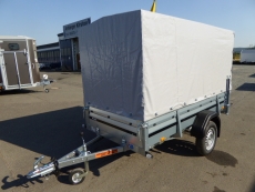 Brenderup 2260 Stahl 2,58x1,28m 750 kg + Hochplane 150 cm