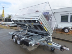 VEZEKO Juki 35.4 3 Seitenkipp+ankippb. Transporter 4x2,1m+ Gitter 3,5t