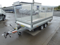VEZEKO Juki 35.4 3 Seitenkipp+ankippb. Transporter 4x2,1m+ Gitter 3,5t