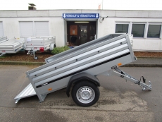 BRENDERUP 1205 XL kippbar + Hochplane + Gestell 203x116x135 cm