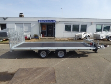 Ifor Williams TB 4621 kippbar+RAMPE+Seilwinde 3000 kg mit Bock 3,5t