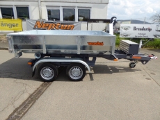 VEZEKO KONOS Tandem Hakenanhänger ELEKTRO + Funk FB 3,5 t Vorrat