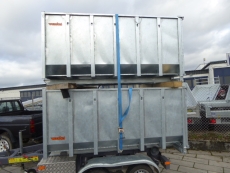 VEZEKO KONOS Tandem Hakenanhänger ELEKTRO + Funk FB 3,5 t Vorrat