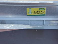 Unsinn UB 3618-35-14 Kombi-Heckrampe 3,5t Abverkauf Lagerfahrzeuge