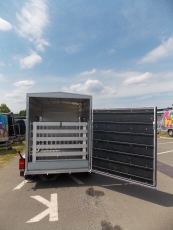 Vezeko VT 2700 K ALUDACH Kombi-Rampe 2 x Tür Treibgitter Quertrennung 305x170x190cm 2,7t