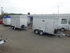 Vezeko VT 2700 K ALUDACH Kombi-Rampe 2 x Tür Treibgitter Quertrennung 305x170x190cm 2,7t