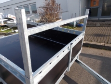 VDM Plywood H-Gestell + Reling 200x130x40cm