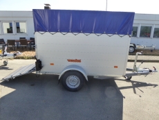 Vieh ALU VT Mini 13.25 Rampe-Türe-Kombi Stützen+ Seitentür 248x126x160cm