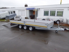 Eduard 5020 3,5t 3-Achser Rampen + Winde + Bodenverstärkung + Stützen 5,06x2,00x0,30m