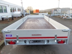Eduard 6020 Alu 3,5 t 3 Achsen + RAMPEN LH 56/63cm 6,06x2,00x0,30m