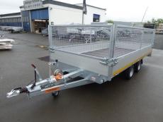 Eduard Alu 4020 4,06x2,00x0,30m + GITTER 70cm+Rampen+Winde 2,7t