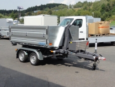 Pritsche mit Alu-Bordwänden für Hakengerät Konos Tandem 247x178x35cm