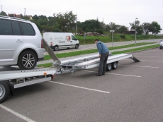 VEZEKO Autotransporter Überfahranhänger ! Preis auf Anfrage !