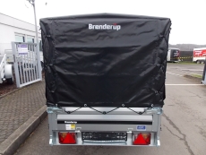 BRENDERUP 1205 S UB kippbar + Hochplane schwarz + Gestell 203x116x115 cm