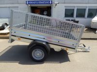 BRENDERUP 1205 S UB kippbar + Hochplane schwarz + Gestell 203x116x115 cm