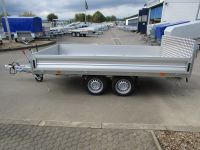 JuKi 35.4 3-Seitenkipper+ Maschinentransporter Elektro Stahlbelag 4x2,1m 3,5t VORRAT