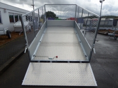 VEZEKO Juki 35.4 3Seitenkipp+Maschinentransporter 4x2,1m+ Gitter 3,5t