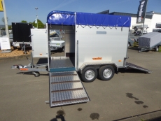 Vezeko ALU VT 2700 D 305x170x190cm Frontrampe Seitentür Kombi-Rampe 2,7 t