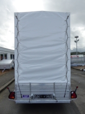 Vezeko Absenker Husky 35.35 Bordwandaufsatz EHydraulik Stahlauffahrrampe Hochplane 3,45x1,62x2,30m 3,5 t