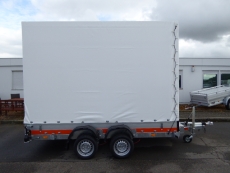 Vezeko Absenker Husky 35.35 Bordwandaufsatz EHydraulik Stahlauffahrrampe Hochplane 3,45x1,62x2,30m 3,5 t