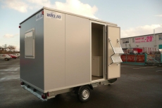 Bauwagen Mannschaftswagen MoBi 3201 + WC-Raum 313x217x212cm 1,35 t