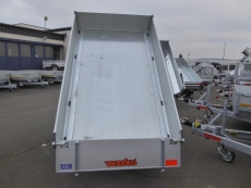 Vezeko PROFI-Kipper Stahlboden + Pendelklappe + Akkuschrauber-+Handpumpe 260x152x35cm 2,7 t