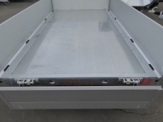 Vezeko PROFI-Kipper Stahlboden + Pendelklappe + Akkuschrauber-+Handpumpe 260x152x35cm 2,7 t