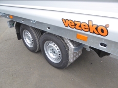 Vezeko PROFI-Kipper Stahlboden + Pendelklappe + Akkuschrauber-+Handpumpe 260x152x35cm 2,7 t