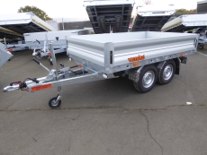 Vezeko PROFI-Kipper Stahlboden + Pendelklappe + Akkuschrauber-+Handpumpe 260x152x35cm 2,7 t