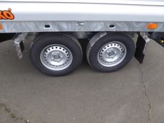 Vezeko PROFI-Kipper Stahlboden + Pendelklappe + Akkuschrauber-+Handpumpe 260x152x35cm 2,7 t