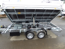 JuKi 35.3 Gitteraufsatz + KOMBI-3-Seitenkipper+ Maschinentransporter Elektropumpe Stahlboden