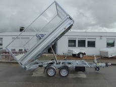 JuKi 35.3 KOMBI-3-Seitenkipper/Maschinentransporter Elektro-Handpumpe Stahlboden