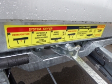 JuKi 35.3 KOMBI-3-Seitenkipper/Maschinentransporter Elektro-Handpumpe Stahlboden