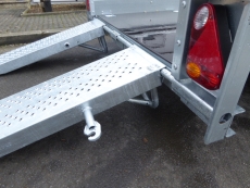 Ifor Williams GX 125 HD Einzelrampen + 6 x Ösen 366x157cm 3,5t