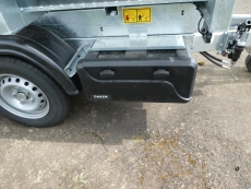 VEZEKO PROFI-MULDENKIPPER + Gitter 100cm ELEKTROPUMPE 260x152x35cm 2,7 t