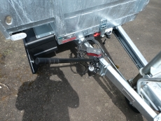 VEZEKO PROFI-MULDENKIPPER + Gitter 100cm ELEKTROPUMPE 260x152x35cm 2,7 t