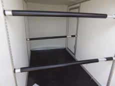 Airlineschienen in alle Debon Kofferanhänger montiert: C 255, Cargo 1300, C 300, C 400, C 500, C 700, C 800, C 900, C 1000...