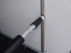 Airlineschienen in alle Debon Kofferanhänger montiert: C 255, Cargo 1300, C 300, C 400, C 500, C 700, C 800, C 900, C 1000...