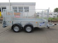 Ifor Williams GD 125 Rampe + Gitteraufsatz 373x158x40cm 2,7 t