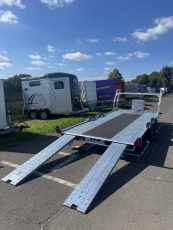 Brian James A 4 Tieflader Reifenregal Kanister Alufelgen 500x200cm 3t Vorrat