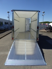 Ifor Williams BV 126 RAMPE/Türekombi ALUBODEN Zurrösen 364x173x213cm