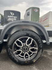 Brian James A 4 Tieflader Reifenregal Kanister Alufelgen 500x200cm 3t Vorrat